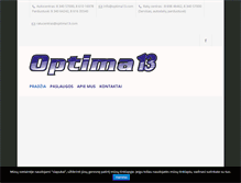 Tablet Screenshot of optima13.com